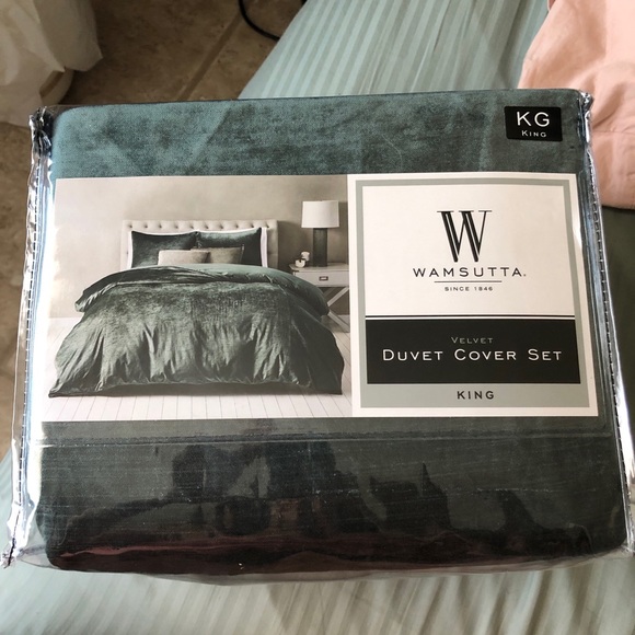 Wamsutta Bedding Velvet Duvet Set Poshmark